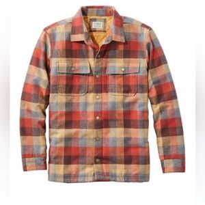 Men's Plaid Jacket - apple cinnamon colorway size xxl regular fit NWT